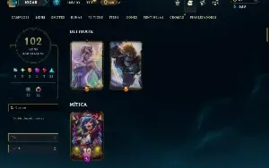 Unranked com TODOS os champs e 102 Skins ( MONO ADC )