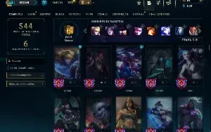 Unranked com TODOS os champs e 102 Skins ( MONO ADC )