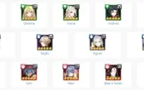 Conta Epic seven - Escolha seu personagem