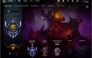 CONTA DIAMANTE LEAGUE OF LEGENDS + CONTA VALORANT