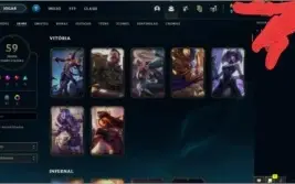 Vendo conta league of legends