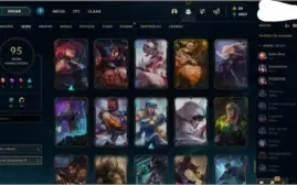 acc de lol lvl 475 barata