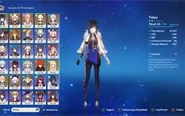 Conta Genshin Impact - AR 57 - 10 Personagens 5* - e Mais!