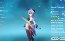 CONTA GENSHIN AR55 / 12x3★ / Shenhe + Bis / Scaramouche