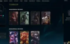 Conta Antiga Lol / League 02/2014 Com Skins Da Época