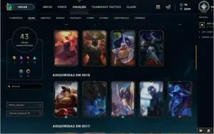 Platina, 44 skins, 113 champs, nunca teve punição.