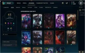 Platina, 44 skins, 113 champs, nunca teve punição.