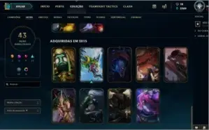 Platina, 44 skins, 113 champs, nunca teve punição.
