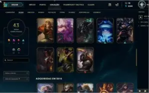 Platina, 44 skins, 113 champs, nunca teve punição.