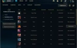 Conta Unranked com 96 Champs e 104 Skins + 10 Cromas