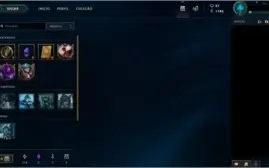 CONTA LEAGUE OF LEGENDS 120 CHAMPIONS 40 SKINS SMURF BRONZE