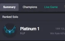 Conta Lol Platina 1