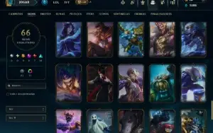 Ouro 4 com 130 Champs e 66 Skins +4 Prestigios
