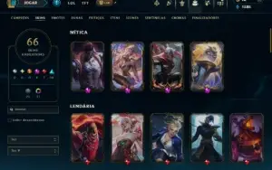 Ouro 4 com 130 Champs e 66 Skins +4 Prestigios