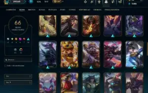 Ouro 4 com 130 Champs e 66 Skins +4 Prestigios