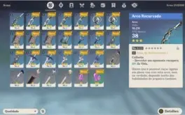 Conta Genshin Impact AR 5 com Shogun Raiden + Qiqi