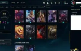 Conta LoL Platina