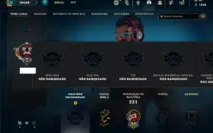Conta Unranked com 130 Champs e 95 Skins ( MAIN JG )
