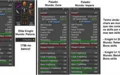 Char Tibia Knight Lvl 178 + 7,3kk + Chars Na Conta + Rk