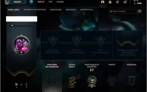 Conta lv 23 com 17 champs e 8 skins