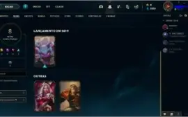 Conta League of Legends lvl 35 unranked