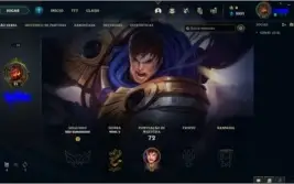 Conta League of Legends lvl 35 unranked