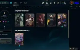 Conta League of Legends lvl 35 unranked