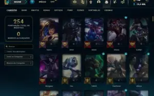 Fullacesso - Conta De 2014 - 19 Skins - Level 44 - 167 Campe
