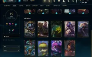 Fullacesso - Conta De 2014 - 19 Skins - Level 44 - 167 Campe