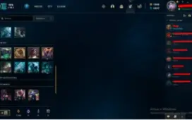 Conta LOL Unraked - 7.350 RP + 13 Capsulas Prime Gaming