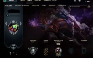 Conta LOL Lv: 58 Champions: 98 Skins: 50 Rank:Unranked