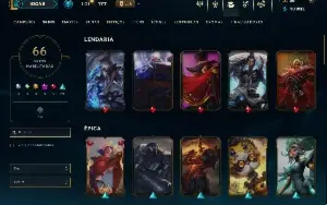 Unranked com 150 Champs e 66 Skins ( MAIN JG )