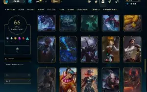 Unranked com 150 Champs e 66 Skins ( MAIN JG )