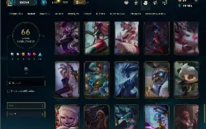 Unranked com 150 Champs e 66 Skins ( MAIN JG )