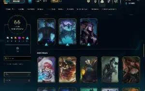 Unranked com 150 Champs e 66 Skins ( MAIN JG )