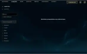 CONTA LEAGUE OF LEGENDS TDS CAMPEOES E 132 SKINS