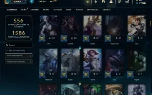 Conta Bronze 2 com TODOS os champs e 431 Skins + 7 Prestigio