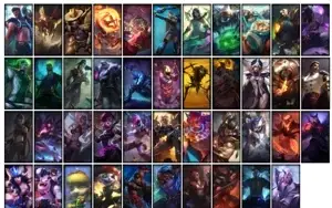Conta ouro 3 com 55 Champs e 45 Skins