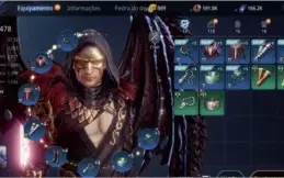Conta mir4 Sa61 nv 56 58,4k de power top 104 servidor