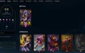 Conta League of Legends Full Acesso - 57 Champs 99 Skins