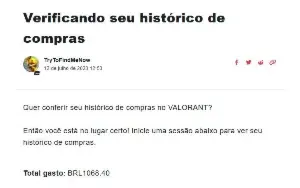 Conta Valorant Imortal+Skins