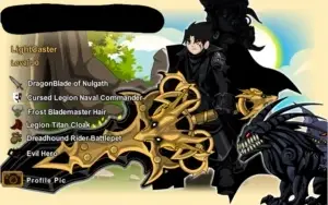 Conta AQW Level 90 - 7 Anos