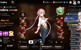 Conta Stove Mid game com 8 5*ml focada em PVP conexao do lua