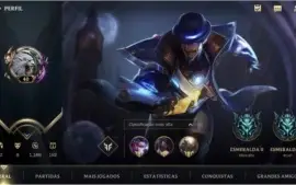 ESMERALDA III + 9 SKINS + 42 CAMPEÕES + 1º PASSE WILD