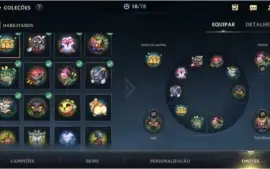 ESMERALDA III + 9 SKINS + 42 CAMPEÕES + 1º PASSE WILD