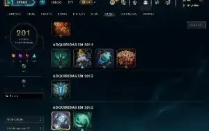✅✨ Conta De 2010 Rara Com Kayle Juiza E Rammus Rei ✅✨