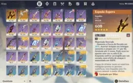 Zhongli- Diluc-  Keqing + Armas 5*/ 22k Primogens