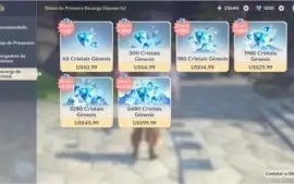 Zhongli- Diluc-  Keqing + Armas 5*/ 22k Primogens