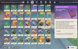 Zhongli- Diluc-  Keqing + Armas 5*/ 22k Primogens