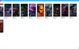39 Campeões | 2 Paginas de runa | 11 skins